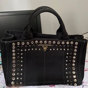 Prada Medium size Tote with Rhinestones